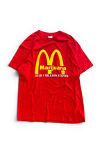 画像をギャラリービューアに読み込む, Y2K EARLY 00'S MACDONALD'S PARODY MARIJUANA T-SHIRT / RED [SIZE: L USED]
