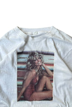 画像をギャラリービューアに読み込む, MADE IN USA 76'S FARRAH FAWCETT T-SHIRT / WHITE [SIZE: L USED]
