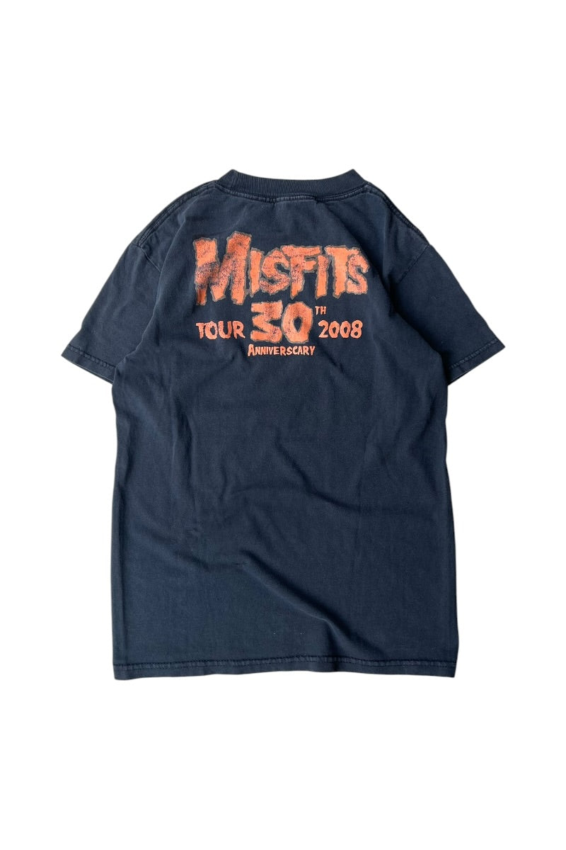 08'S MISFITS TOUR 30TH BAND T-SHIRT / BLACK [SIZE: S USED]