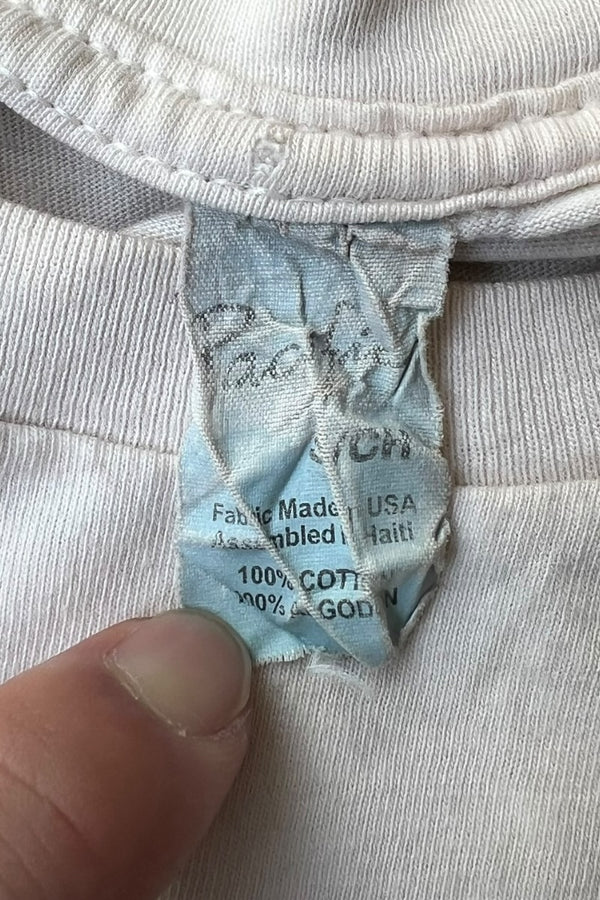 MADE IN USA 90'S JOY DIVISION MUSIC T-SHIRT / OFF WHITE [SIZE: S USED]
