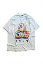 画像をギャラリービューアに読み込む, 99'S MLB CHAMPIONSHIP T-SHIRT / WHITE [SIZE: L DEADSTOCK/NOS]
