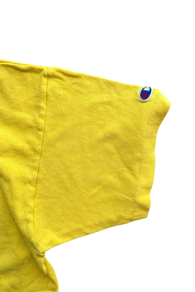 MADE IN USA 80'S T-SHIRT / YELLOW [SIZE: L USED]