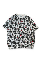 画像をギャラリービューアに読み込む, 90'S ALL-PRINTED MICKEY T-SHIRT / PATTERN [SIZE: M USED]
