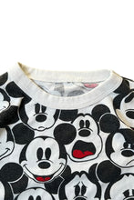 画像をギャラリービューアに読み込む, 90'S ALL-PRINTED MICKEY T-SHIRT / PATTERN [SIZE: M USED]
