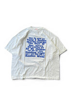 画像をギャラリービューアに読み込む, MADE IN USA 80'S MESSAGE T-SHIRT / WHITE [SIZE: L USED]
