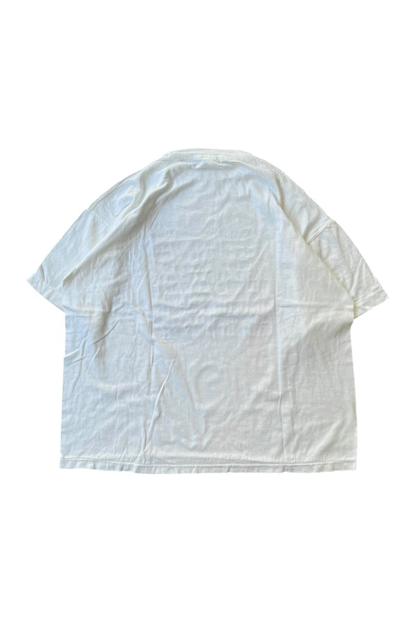MADE IN USA 80'S MESSAGE T-SHIRT / WHITE [SIZE: L USED]