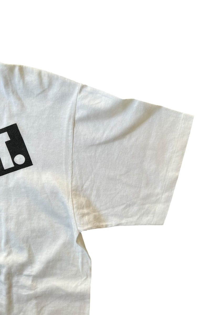 MADE IN USA 90'S JUST DO IT T-SHIRT / WHITE [SIZE: M USED]