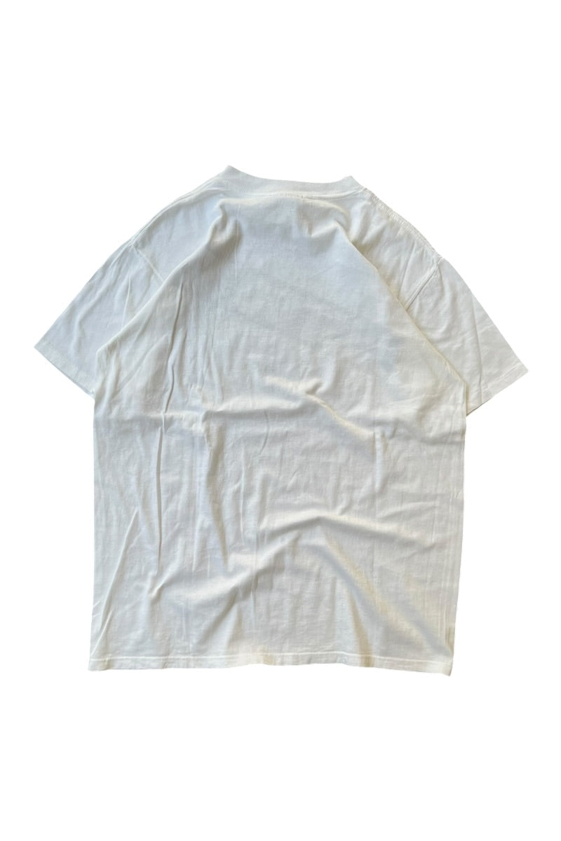 MADE IN USA 90'S JUST DO IT T-SHIRT / WHITE [SIZE: M USED]