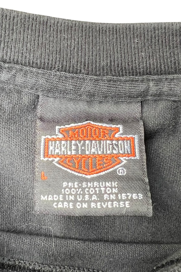 MADE IN USA Y2K 00'S MEMPHIS T-SHIRT / BLACK [SIZE: L USED]