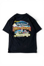 画像をギャラリービューアに読み込む, MADE IN USA Y2K 00'S MEMPHIS T-SHIRT / BLACK [SIZE: L USED]
