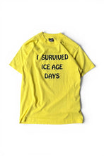 画像をギャラリービューアに読み込む, MADE IN USA 90'S RIB LAKE WISCONSIN MESSAGE T-SHIRT / YELLOW [SIZE: M USED]
