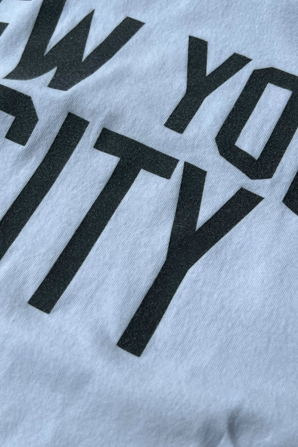 NEW YORK CITY RINGER T-SHIRT / WHITE [SIZE: M USED]