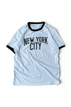 画像をギャラリービューアに読み込む, NEW YORK CITY RINGER T-SHIRT / WHITE [SIZE: M USED]
