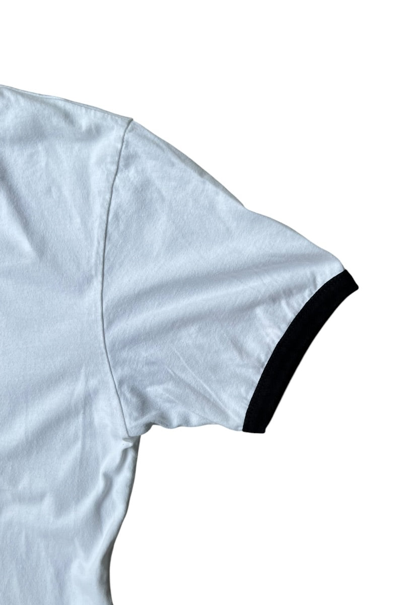 NEW YORK CITY RINGER T-SHIRT / WHITE [SIZE: M USED]