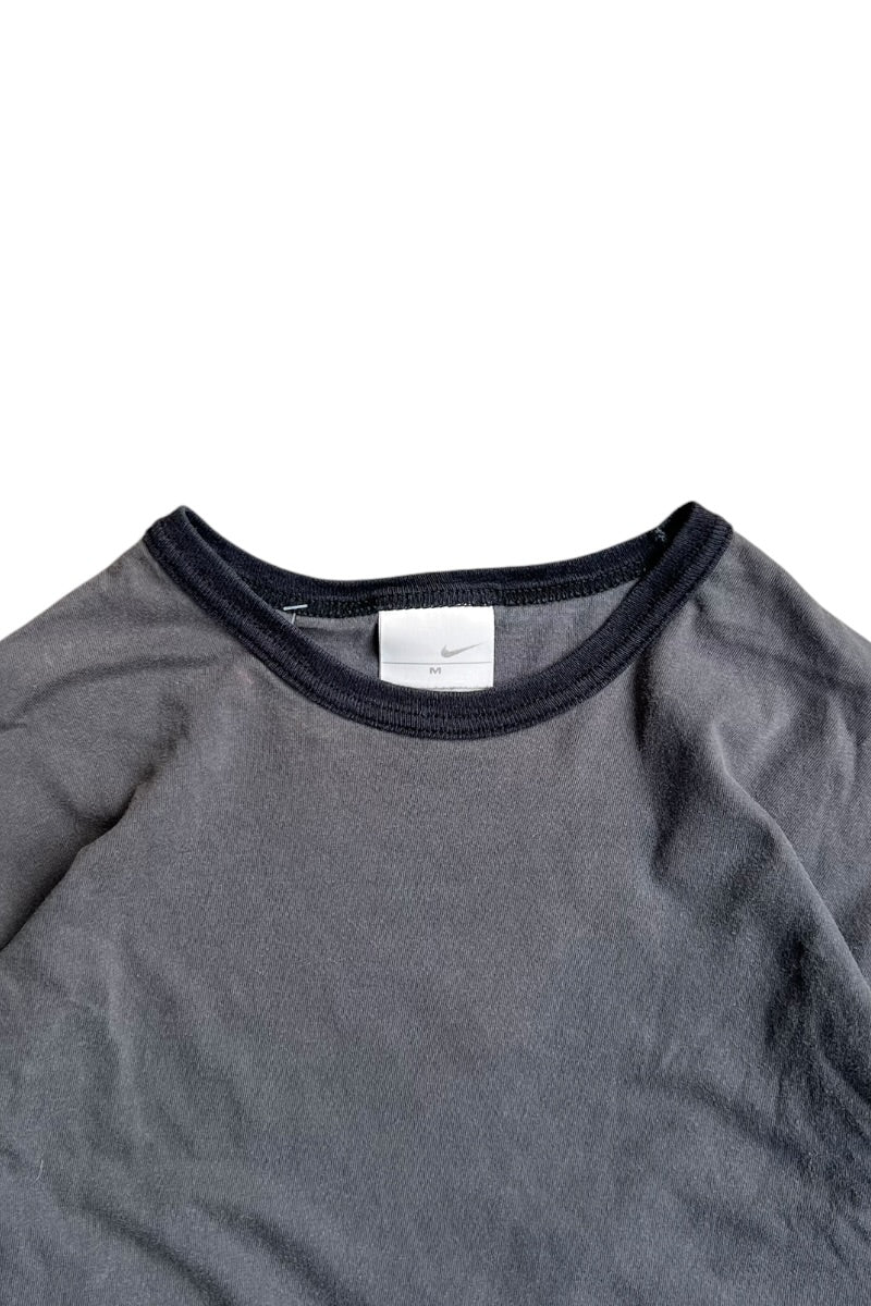 Y2K EARLY 00'S MESSAGE T-SHIRT / GRAY [SIZE: M USED]