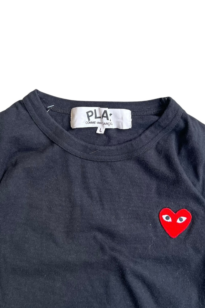 MADE IN JAPAN 21'S ONE POINT LOGO T-SHIRT / BLACK [SIZE: L USED]