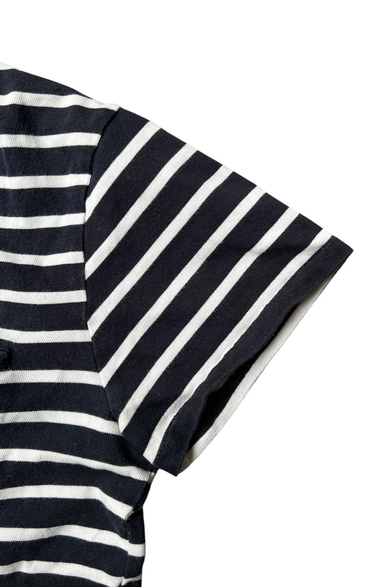 MADE IN TURKEY POCKET T-SHIRT / BORDER [SIZE: M USED]