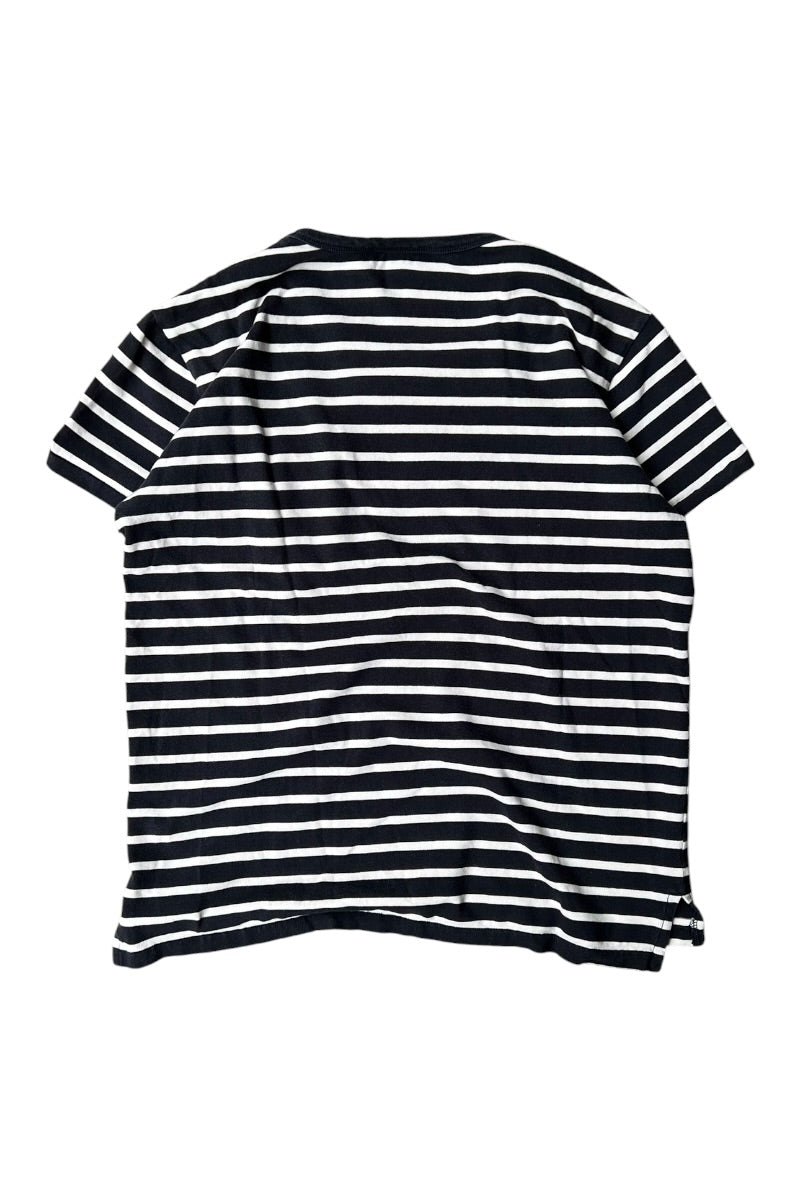 MADE IN TURKEY POCKET T-SHIRT / BORDER [SIZE: M USED]