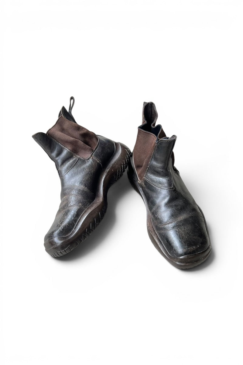 MADE IN ITALY 90S-EARLY 00S LEATHER BOOTS / BROWN [SIZE: US8.5 (approx. 27.5cm) USED]