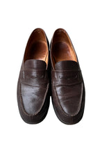 画像をギャラリービューアに読み込む, MADE IN FRANCE 90'S LIZARD SKIN 180 SIGNATURE LOAFERS / BROWN [SIZE: 43 (28cm相当) USED]

