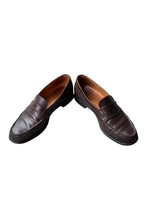 画像をギャラリービューアに読み込む, MADE IN FRANCE 90'S LIZARD SKIN 180 SIGNATURE LOAFERS / BROWN [SIZE: 43 (28cm相当) USED]
