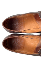 画像をギャラリービューアに読み込む, MADE IN FRANCE 90'S LIZARD SKIN 180 SIGNATURE LOAFERS / BROWN [SIZE: 43 (28cm相当) USED]
