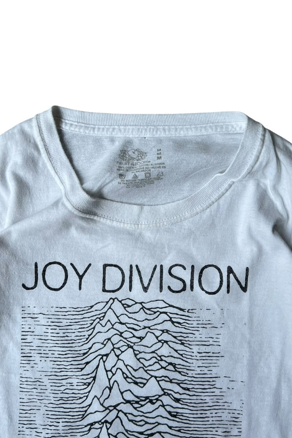 JOY DIVISION BAND T-SHIRT / WHITE [SIZE: M USED]