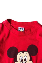 画像をギャラリービューアに読み込む, MADE IN USA 90'S MICKEY T-SHIRT / RED [SIZE: S USED]
