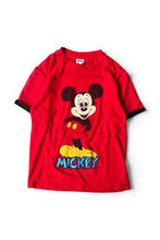 画像をギャラリービューアに読み込む, MADE IN USA 90'S MICKEY T-SHIRT / RED [SIZE: S USED]
