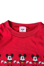 画像をギャラリービューアに読み込む, MADE IN USA 90'S MICKEY T-SHIRT / RED [SIZE: M USED]

