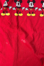 画像をギャラリービューアに読み込む, MADE IN USA 90'S MICKEY T-SHIRT / RED [SIZE: M USED]
