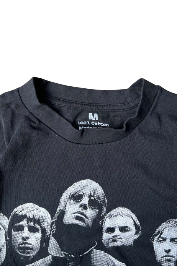 MADE IN USA OASIS BAND T-SHIRT / BLACK [SIZE: M USED]