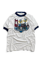 画像をギャラリービューアに読み込む, MADE IN USA 87'S PINK FLOYD WORLD TOUR RINGER BAND T-SHIRT / WHITE [SIZE: L USED]
