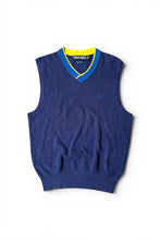 画像をギャラリービューアに読み込む, 90'S COTTON KNIT VEST / NAVY [SIZE: M USED]
