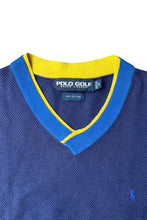 画像をギャラリービューアに読み込む, 90'S COTTON KNIT VEST / NAVY [SIZE: M USED]
