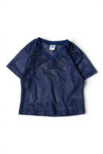 画像をギャラリービューアに読み込む, 90'S-Y2K MESH SHIRT / NAVY [SIZE: M USED]

