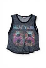 画像をギャラリービューアに読み込む, 90'S MESH TANK-TOP / BLACK [SIZE: M USED]
