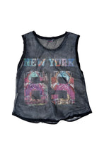 画像をギャラリービューアに読み込む, 90'S MESH TANK-TOP / BLACK [SIZE: M USED]
