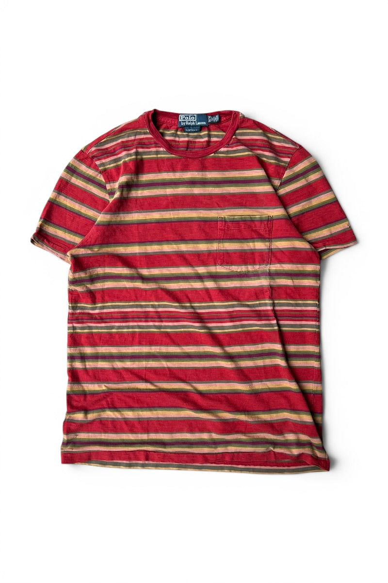 CUSTOM FIT BORDER T-SHIRT / BORDER [SIZE: M USED]