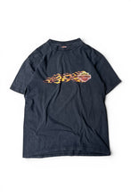 画像をギャラリービューアに読み込む, MADE IN USA Y2K 00'S FLAME HIGH WAY 101 T-SHIRT / BLACK [SIZE: L USED]
