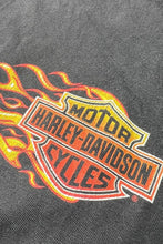 画像をギャラリービューアに読み込む, MADE IN USA Y2K 00'S FLAME HIGH WAY 101 T-SHIRT / BLACK [SIZE: L USED]
