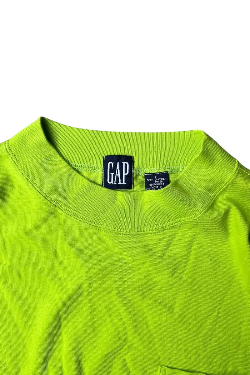 88-90'S POCKET T-SHIRT / GREEN [SIZE: L USED]
