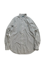画像をギャラリービューアに読み込む, 90'S CLASSIC FIT L/S BD STRIPE SHIRT / GREEN [SIZE: M USED]
