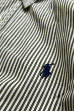 画像をギャラリービューアに読み込む, 90'S CLASSIC FIT L/S BD STRIPE SHIRT / GREEN [SIZE: M USED]
