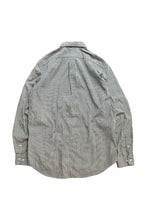 画像をギャラリービューアに読み込む, 90'S CLASSIC FIT L/S BD STRIPE SHIRT / GREEN [SIZE: M USED]
