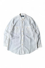 画像をギャラリービューアに読み込む, L/S LINEN SILK WORK SHIRT / WHITE [SIZE: XL USED]
