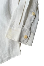 画像をギャラリービューアに読み込む, L/S LINEN SILK WORK SHIRT / WHITE [SIZE: XL USED]
