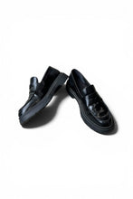 画像をギャラリービューアに読み込む, LEATHER LOAFERS / BLACK [SIZE: 40 (26.5cm相当) USED]
