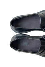 画像をギャラリービューアに読み込む, LEATHER LOAFERS / BLACK [SIZE: 40 (26.5cm相当) USED]
