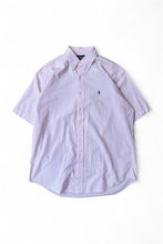 画像をギャラリービューアに読み込む, 90'S S/S BLAKE STRIPE SHIRT / PINK [SIZE: M USED]
